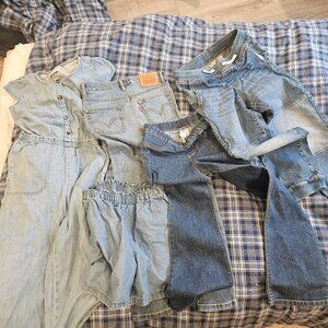 Lot of girls size 7 to 9/10 denim